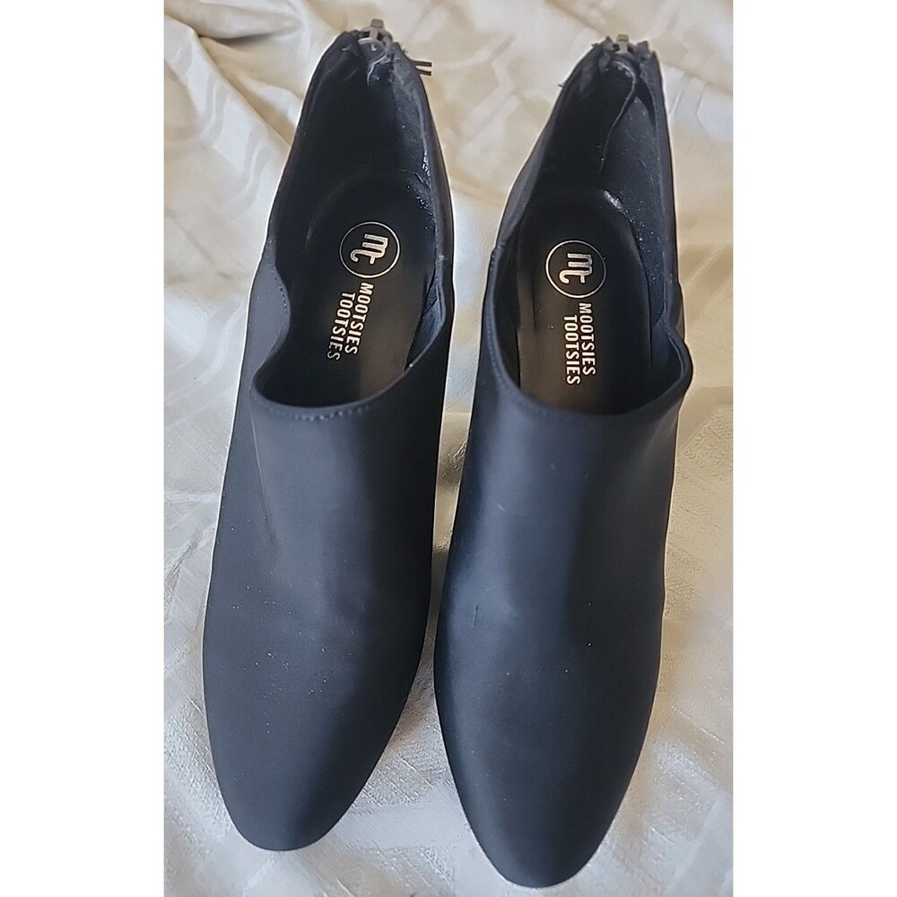 Mootsie Tootsie Mopoutini Boots Size 8.5 Black Ankle Booties